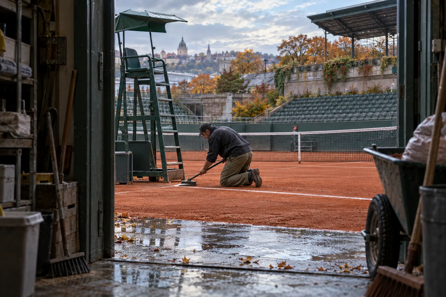 Tennis court lines: The geometry that defined the game