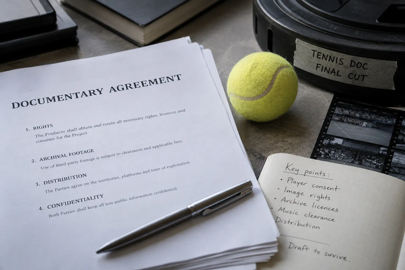 The Legal Framework Behind Professional Tennis Documentaries