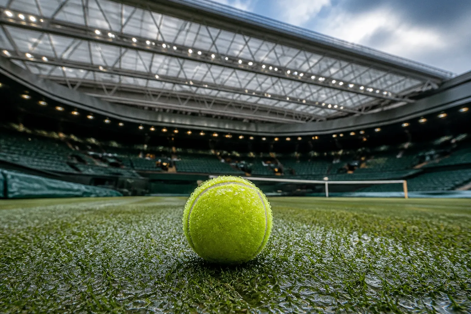 Wimbledon roof closure: how indoor grass alters play
